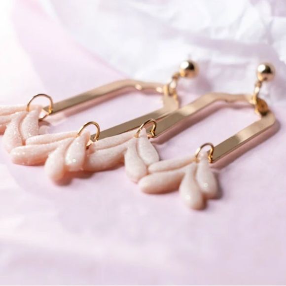 Polymer clay earrings - Picture 4 of 4